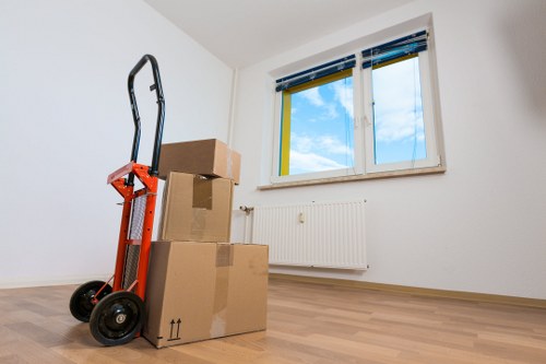 Local moving van for residential and commercial transport in West London