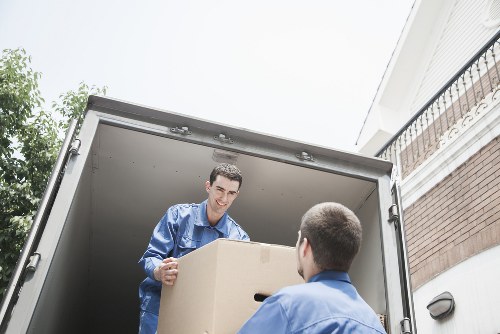 Packing and moving office equipment for a Holland Park business