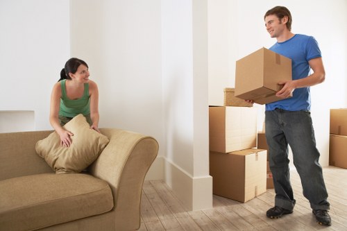 Professional moving staff trained in safe handling during a Hollandpark relocation